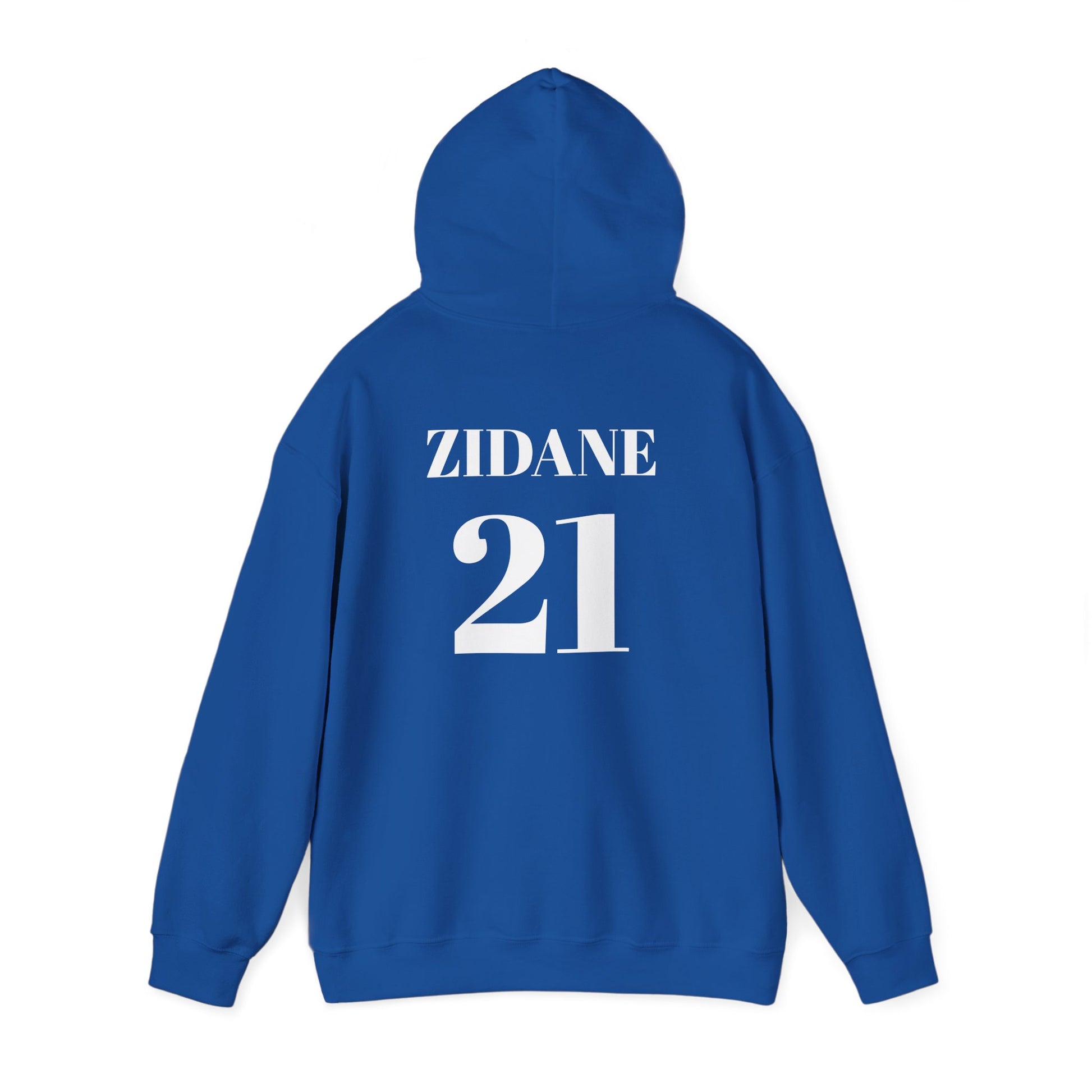 2000 Juventus 21 Zidane Casual Graphic Hoodie for Sport Fans image 2
