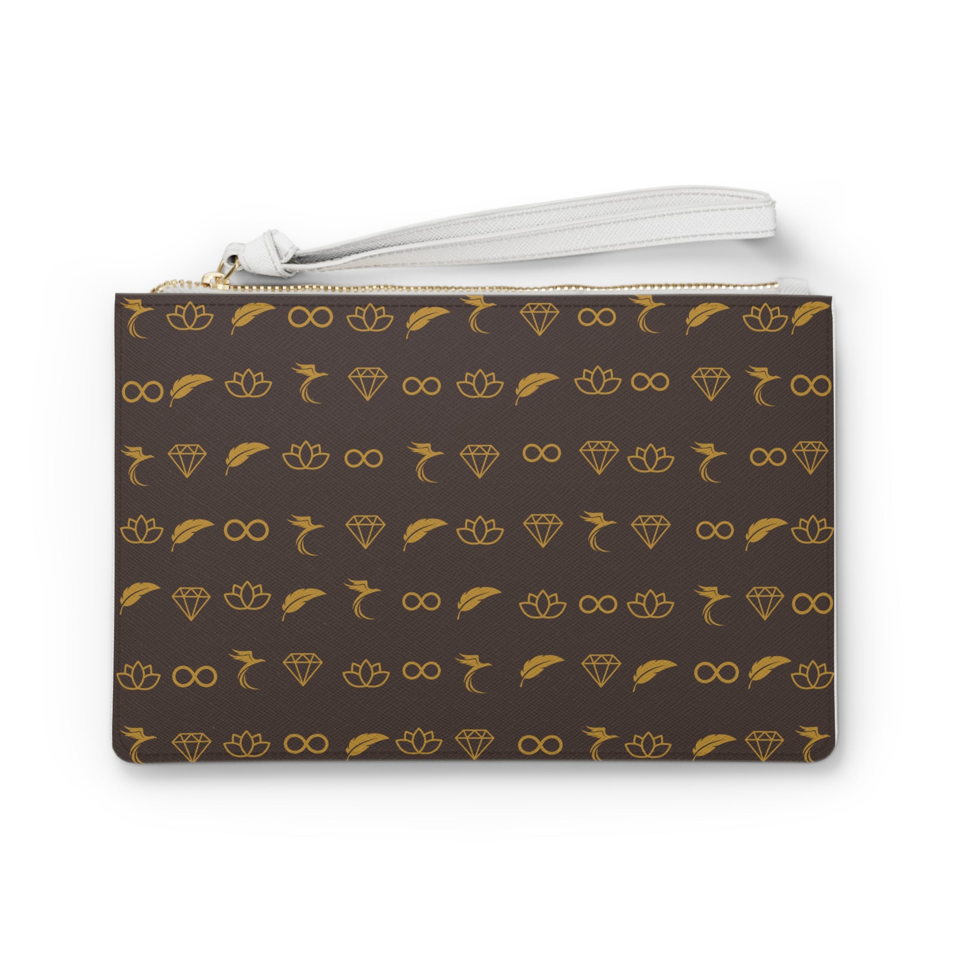 Elegant Bohemian Clutch Bag with Symbolic Patterns image 0