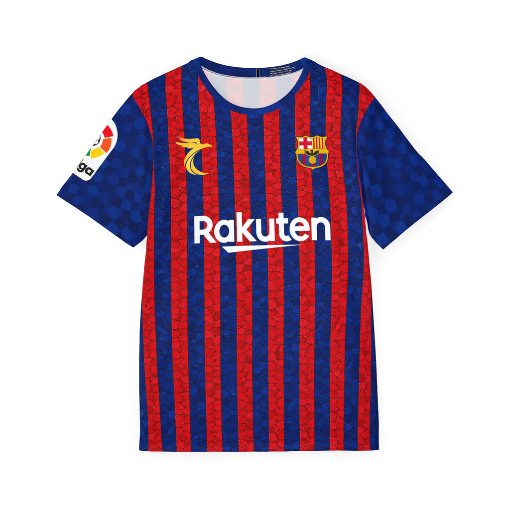 Vintage Messi Soccer Jersey — #10 Back Name Football Tee
