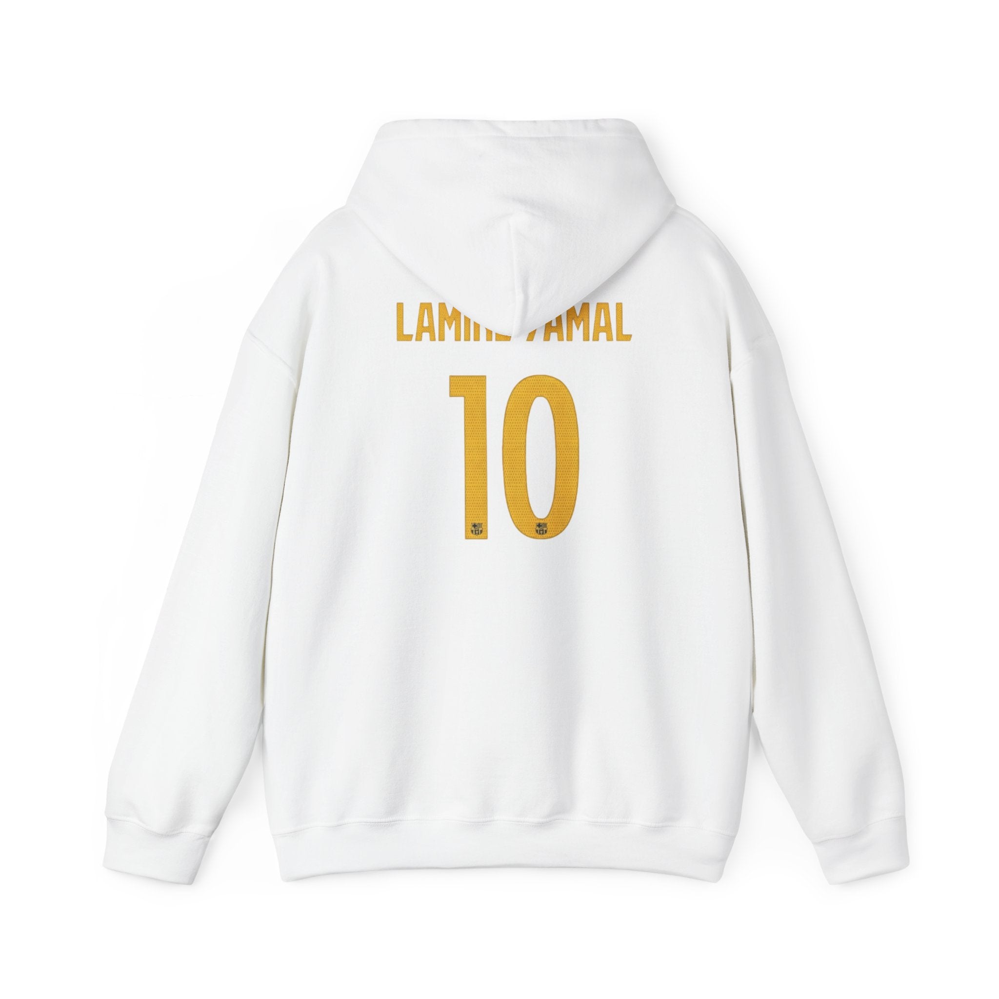 Hoodie — FC Barcelona Style '10' Lamine  Yamal Back Number