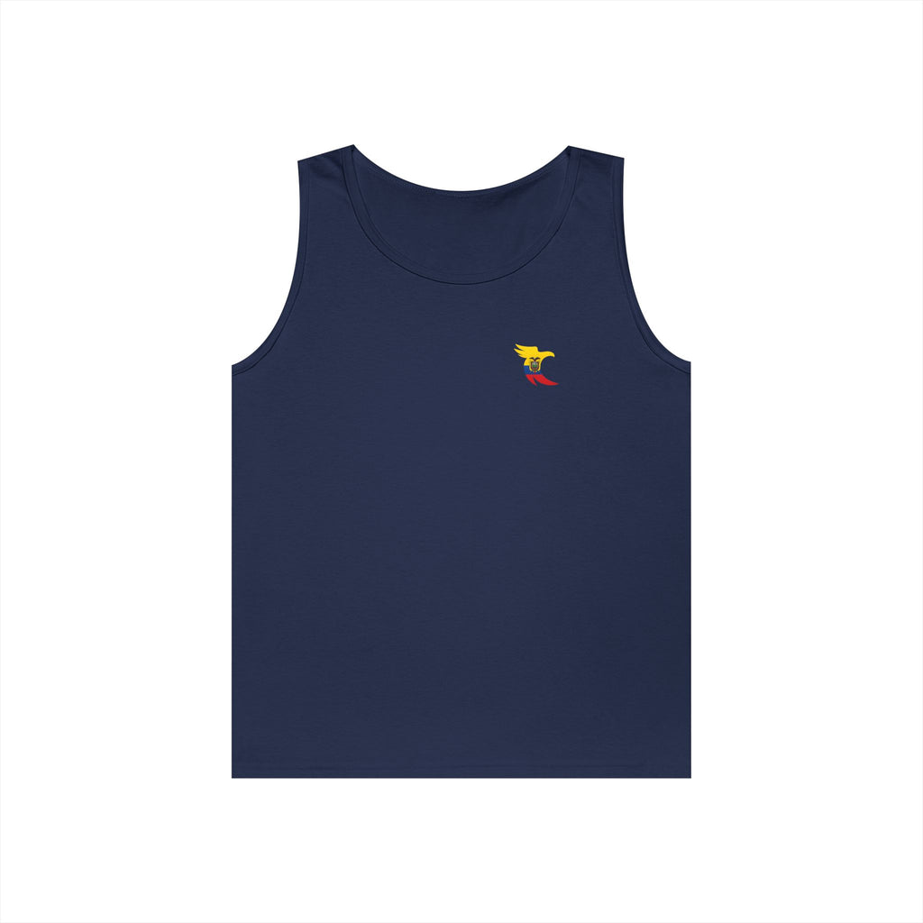 Ecuador Flag Crest Tank Top — Ecuador Coat of Arms Sleeveless Shirt