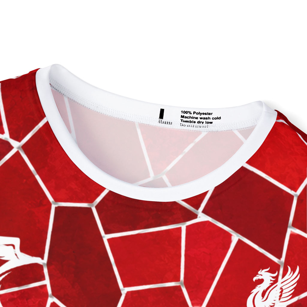 Liverpool Red Mosaic Soccer Jersey — Personalized Back Number 29 (Barcola)