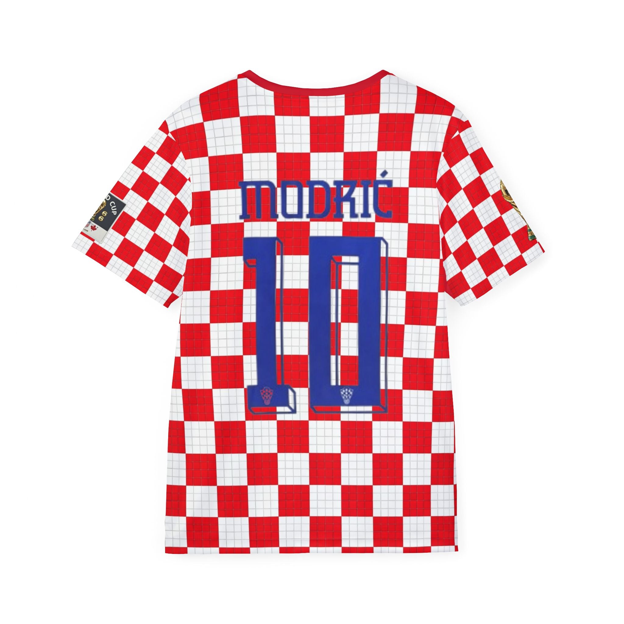 Croatian Modric #10 Soccer Jersey — Number 10 Nation Pride Tee