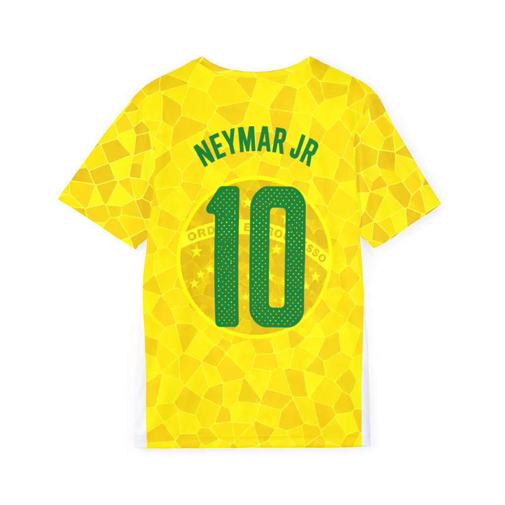 Brazil Soccer Jersey — Neymar Jr #10 Yellow Fan Shirt