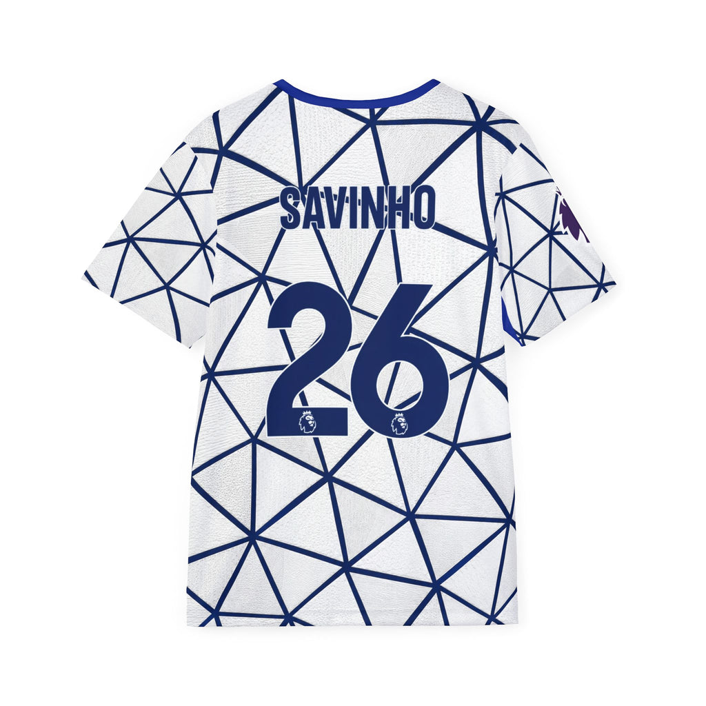 Tottenham-Inspired Men's Soccer Jersey — Savinho #26 All-Over Print