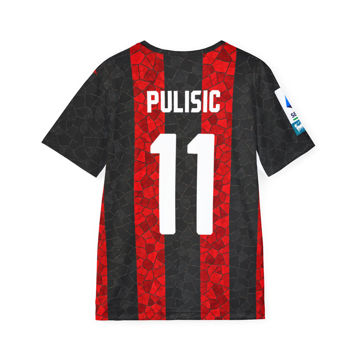 Soccer Jersey - AC Milan Style "Pulisic 11" Emirates Fly Better