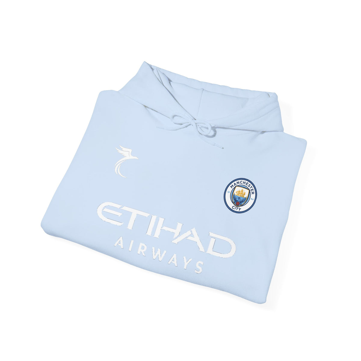 Manchester City 'ENZO 17' Pullover Hoodie – Sky Blue Football Fan Sweatshirt