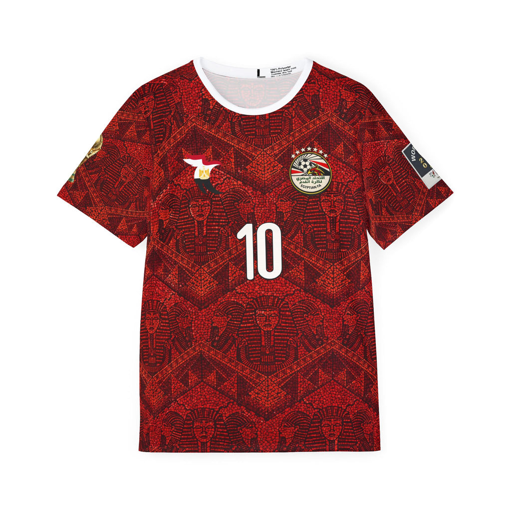 Salah #10 Red Pattern Men's Sports Jersey