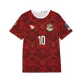 Salah #10 Red Pattern Men's Sports Jersey