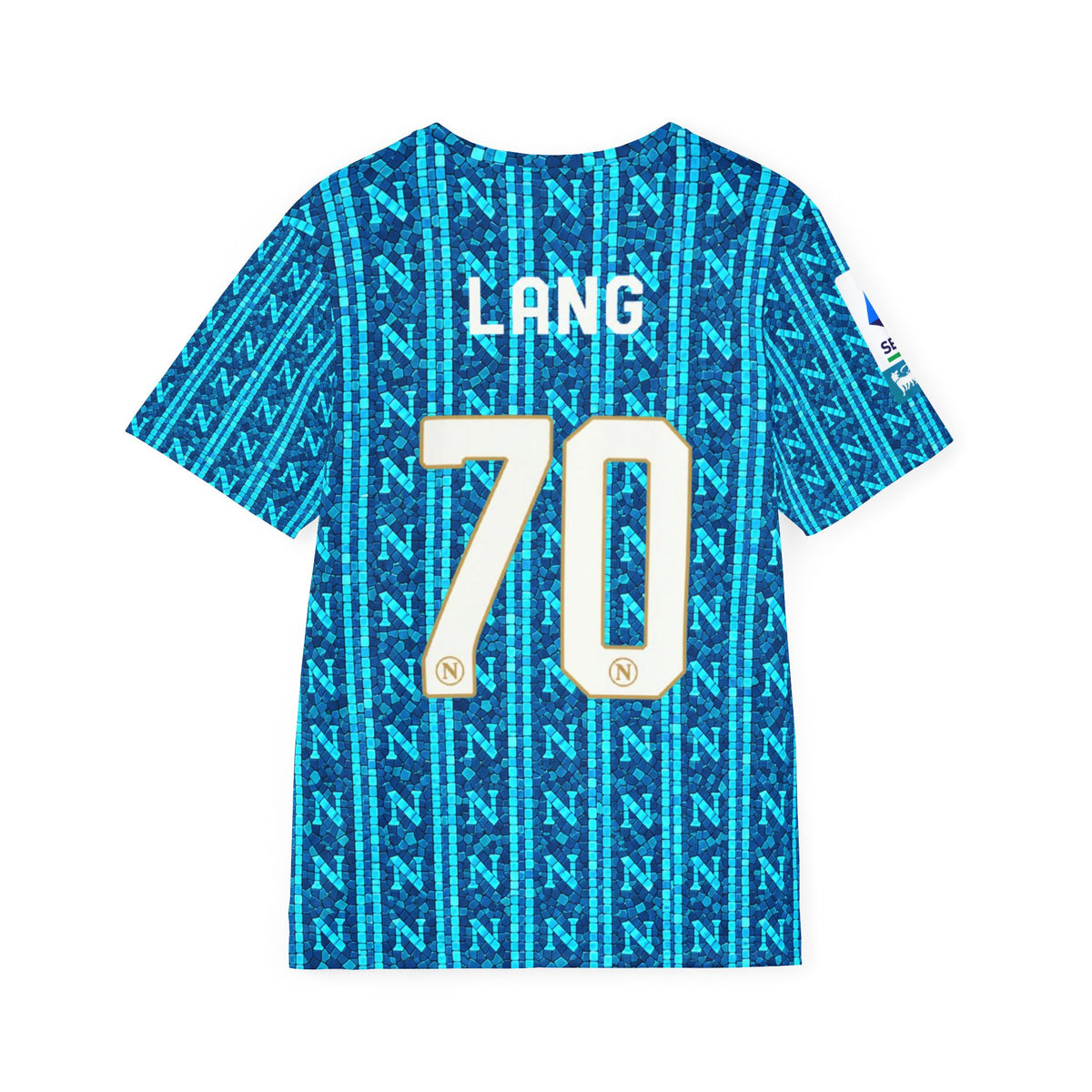 Soccer Jersey — Custom Blue All-Over Print Team Kit (Lang 70)
