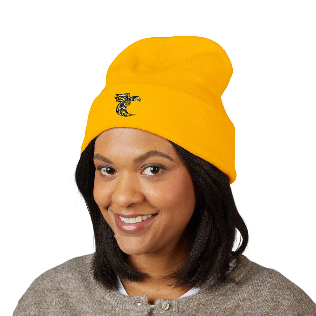 Dortmund Pheonix Embroidered Cuffed Beanie