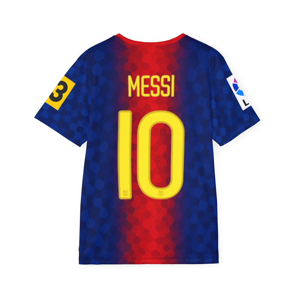 Messi 10 Retro FC Barcelona Jersey - Men's Sports Tee