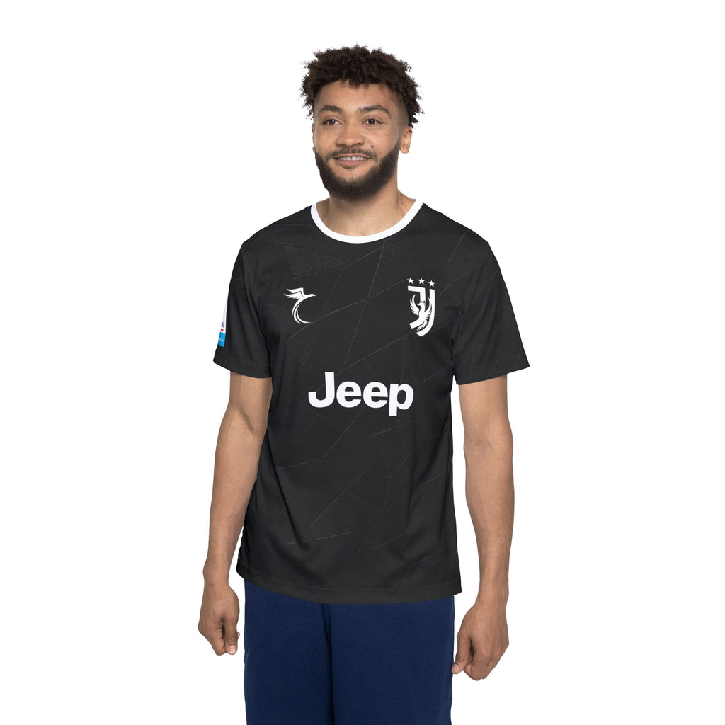 Black Football Jersey — Custom 'YILDIZ 10' Sports Tee