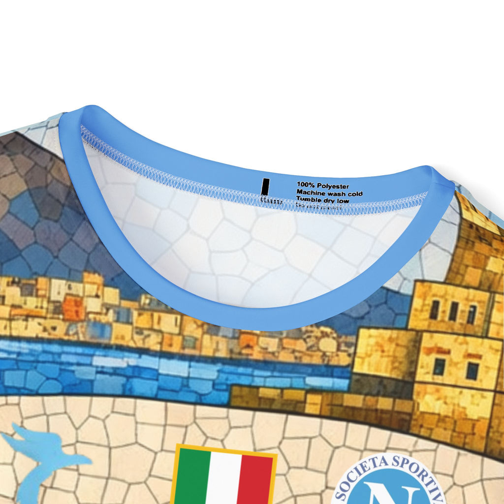 Maradona #10 Naples Mosaic Soccer Jersey — Buitoni Retro Tribute