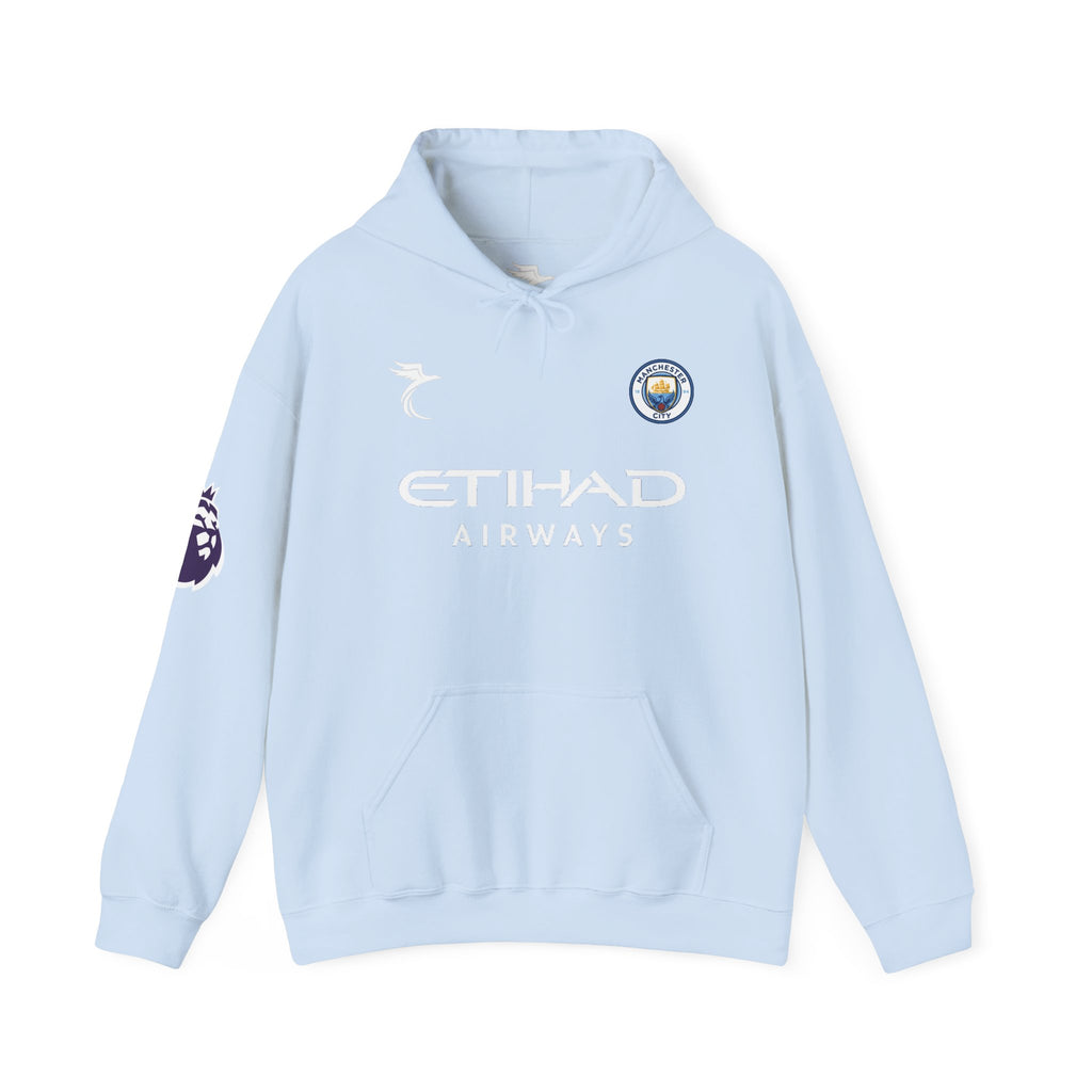 Manchester City 'ENZO 17' Pullover Hoodie – Sky Blue Football Fan Sweatshirt