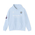 Manchester City 'ENZO 17' Pullover Hoodie – Sky Blue Football Fan Sweatshirt