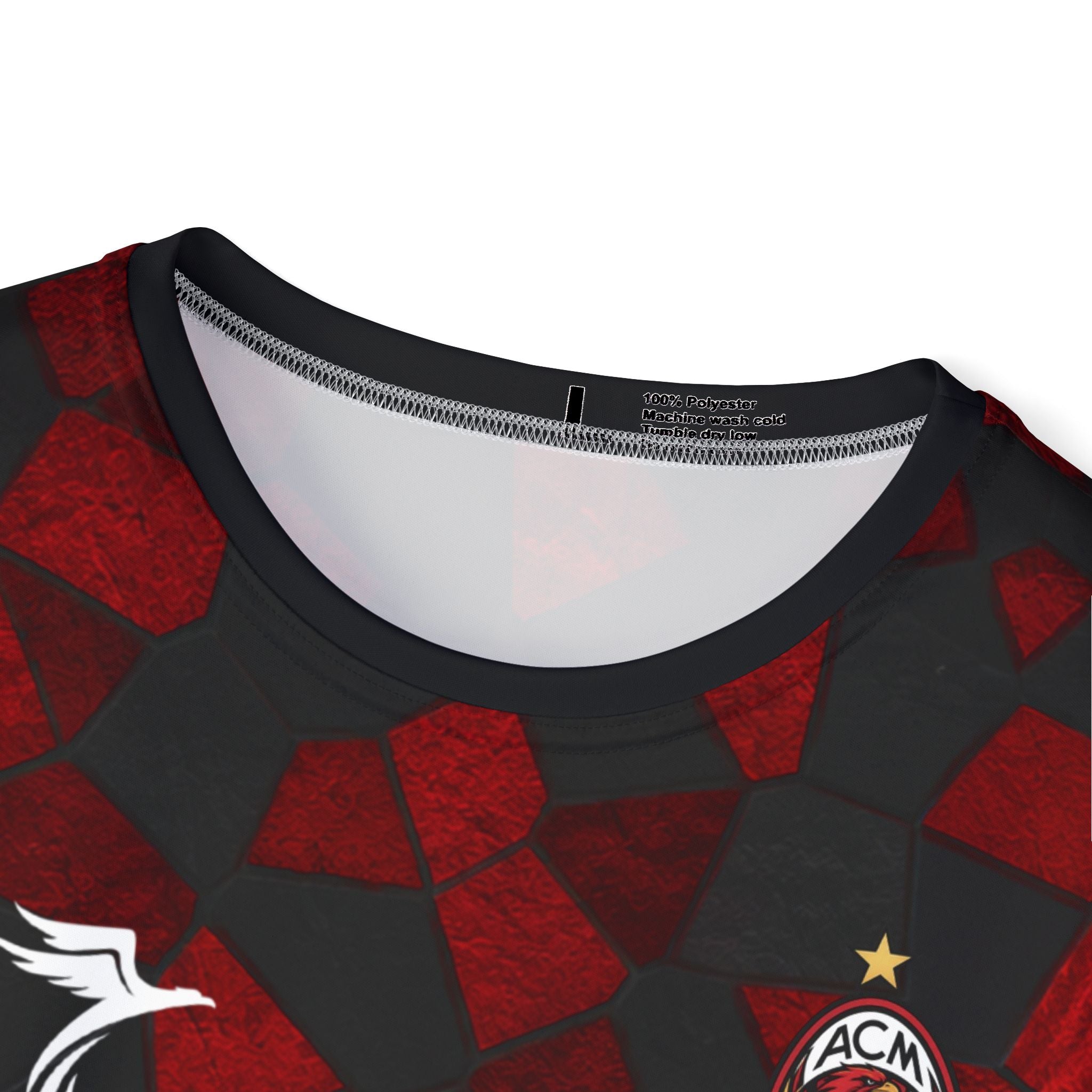 AC Milan Rafa Leão #10 Red Black Mosaic Men's Jersey