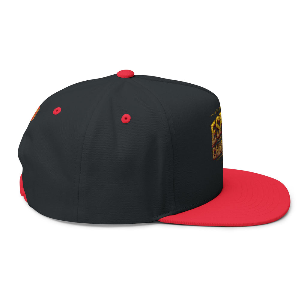 España Champions Flat Bill Cap — Embroidered World Cup Soccer Hat