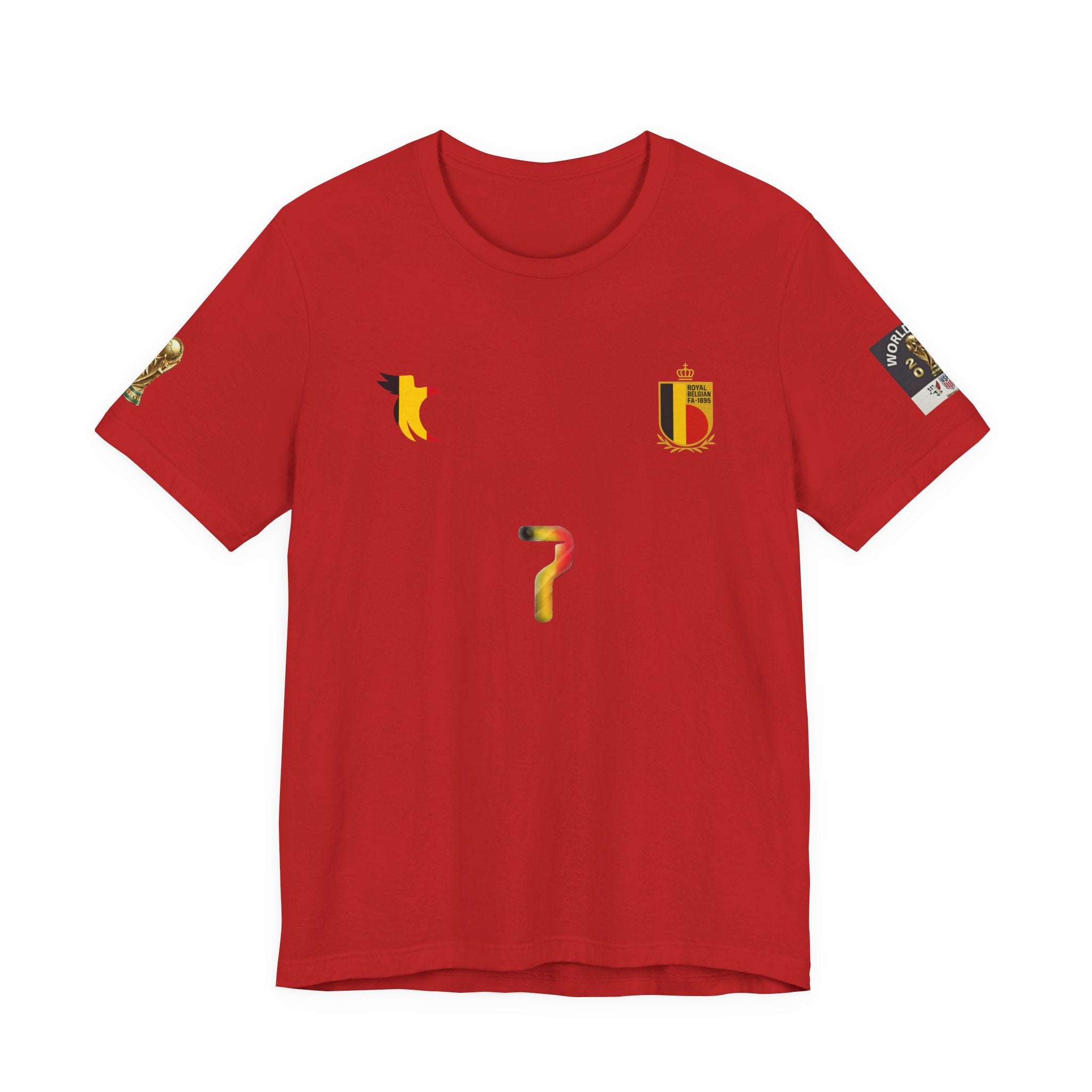 De Bruyne 7 Jersey Tee | Belgium soccer number 7 shirt