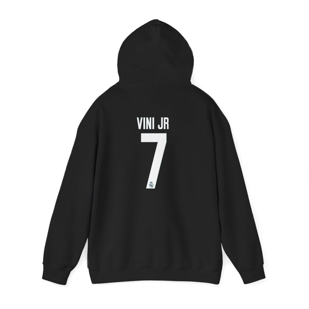 Hoodie — Black Football Fan Pullover with 'Emirates Fly Better' & No.7 Back