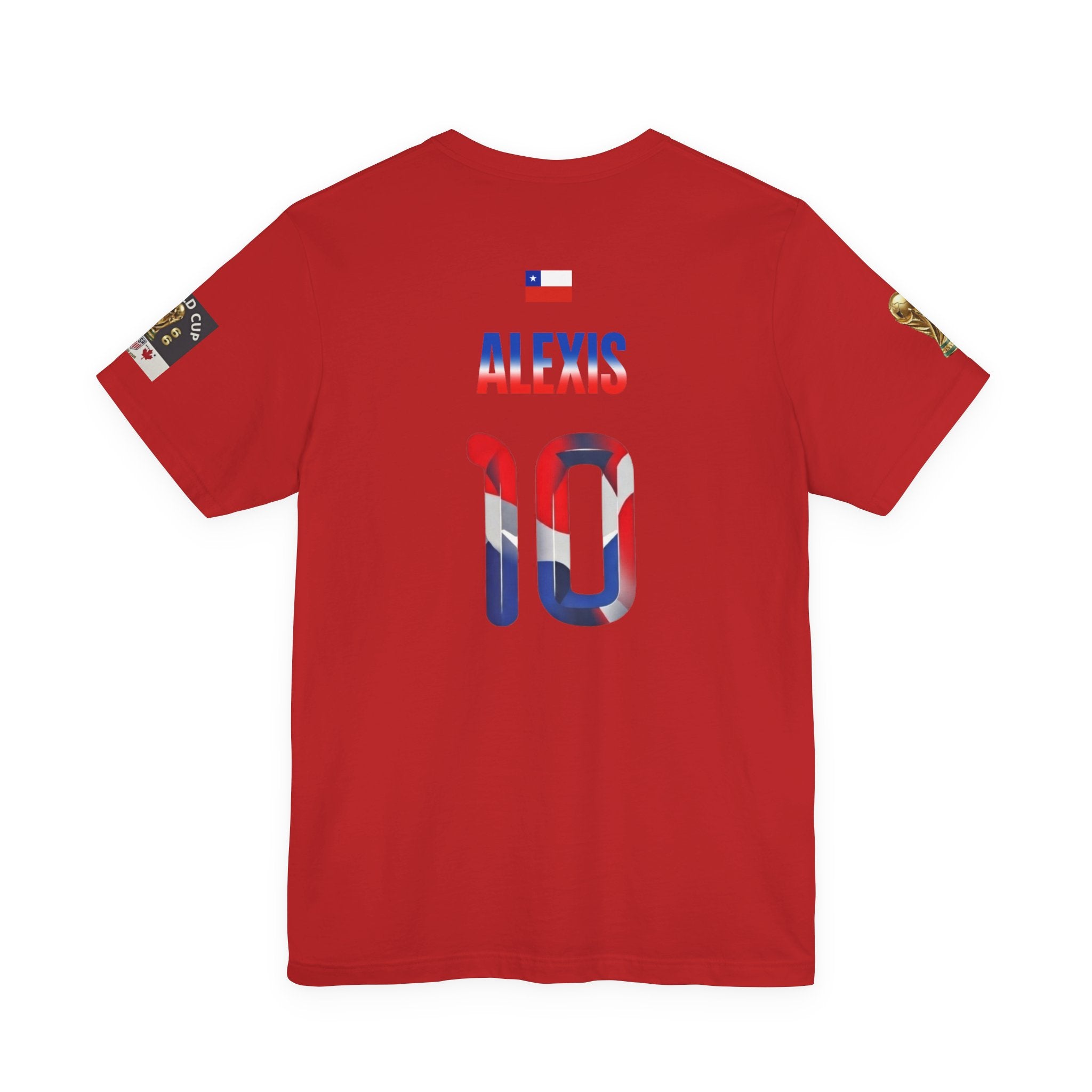 Alexis #7 Soccer Jersey Tee | Chile Football Number 7