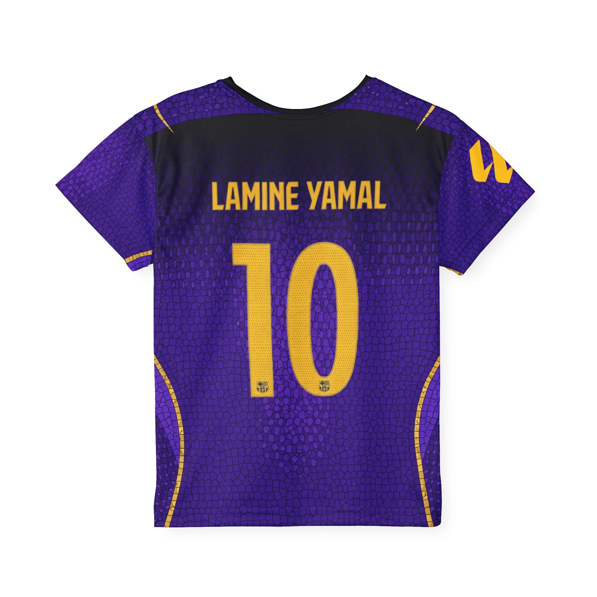 Kids Soccer Jersey — Purple Lamine Yamal #10 Personalized Replica