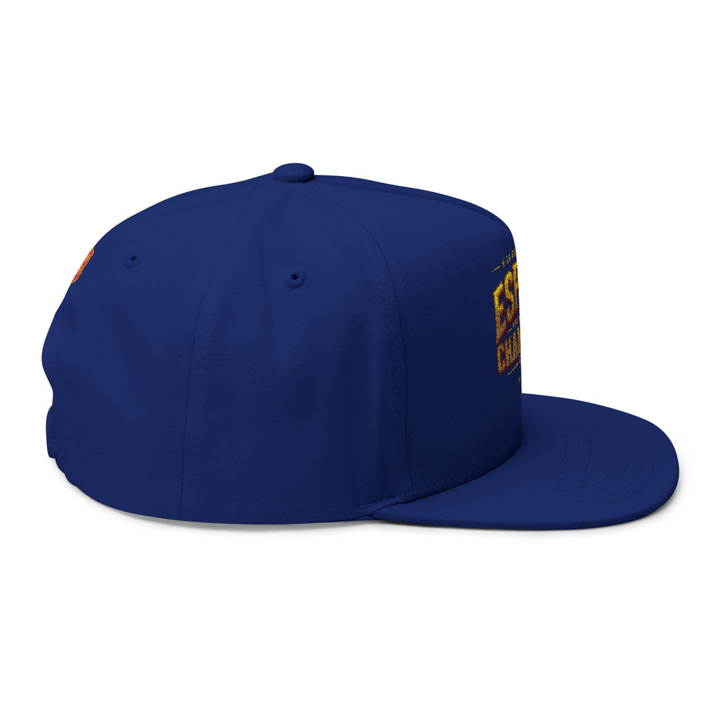 España Champions Flat Bill Cap — Embroidered World Cup Soccer Hat