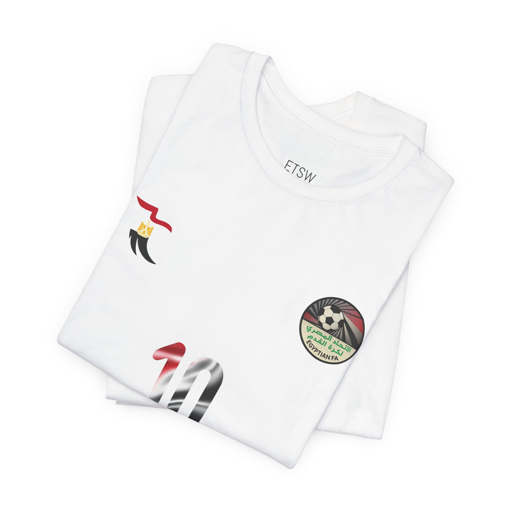 Salah #11 Egypt World Cup Soccer Jersey Tee | Football Number Back Print