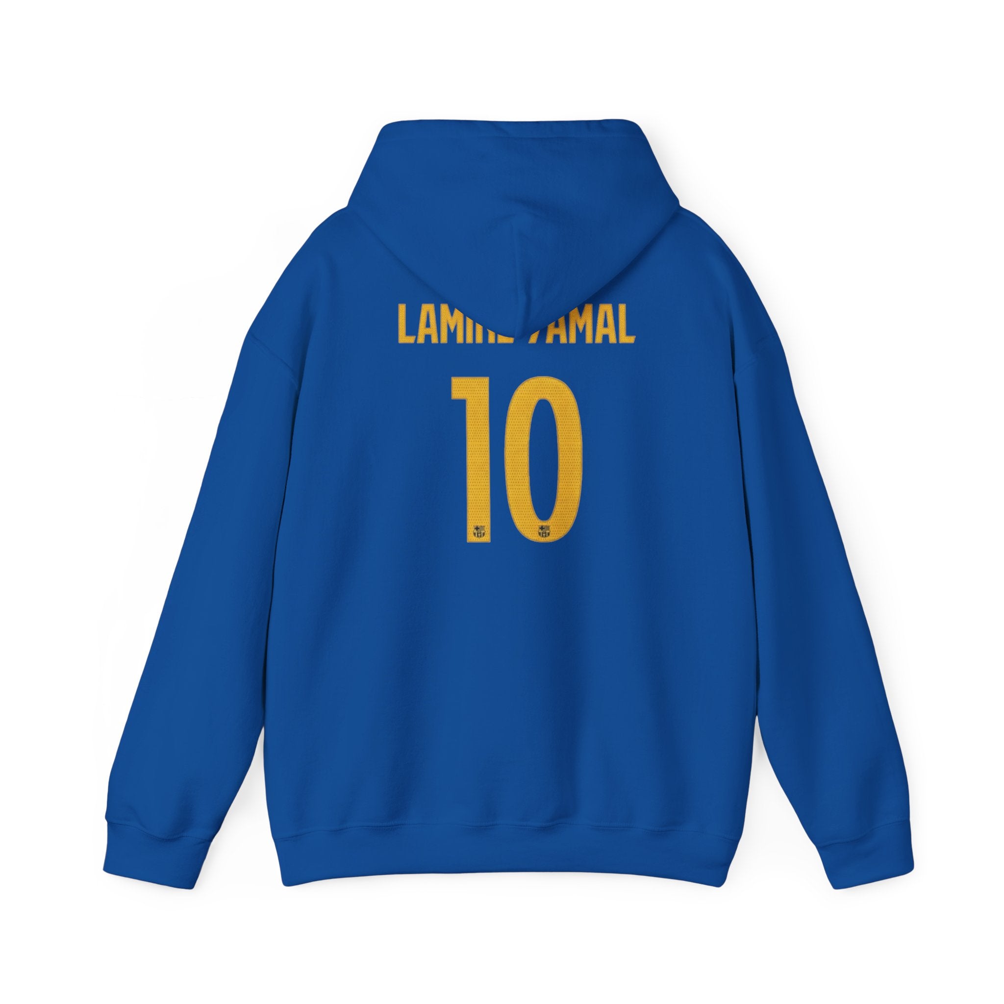 Hoodie — FC Barcelona Style '10' Lamine  Yamal Back Number