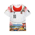 Japanese Food & Culture Men's Sports Jersey — Mount Fuji, Ramen & Torii Graphic Tee