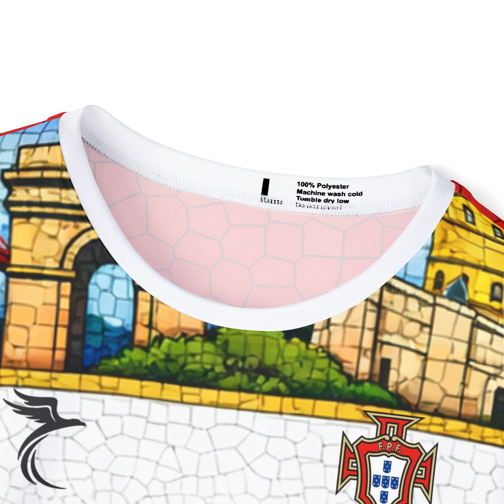 Ronaldo #7 Portugal Mosaic Soccer Jersey – All-Over Print Fan Shirt