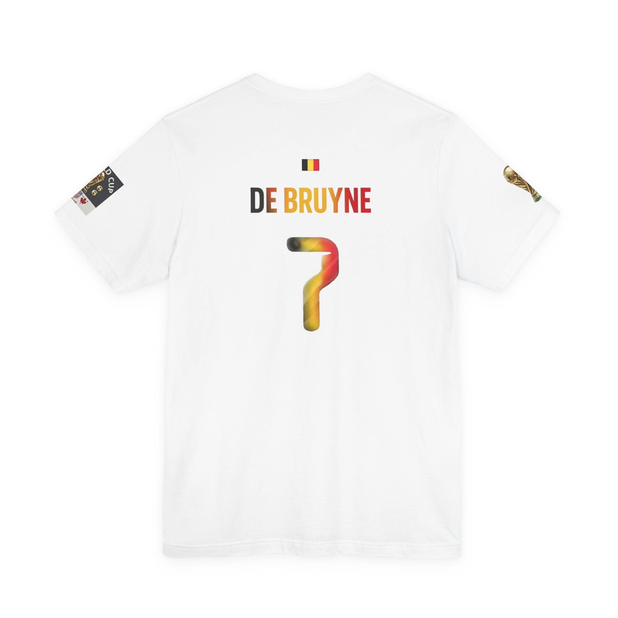 De Bruyne 7 Jersey Tee | Belgium soccer number 7 shirt