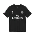 Black PSG Neymar Soccer Jersey Tee with 'Fly Emirates' Front and Number 10 Back