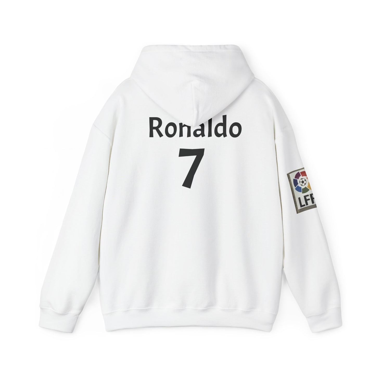 Real Madrid CR7 Fan Hoodie, Unisex Sports Sweatshirt, Cozy Athletic Apparel image 1