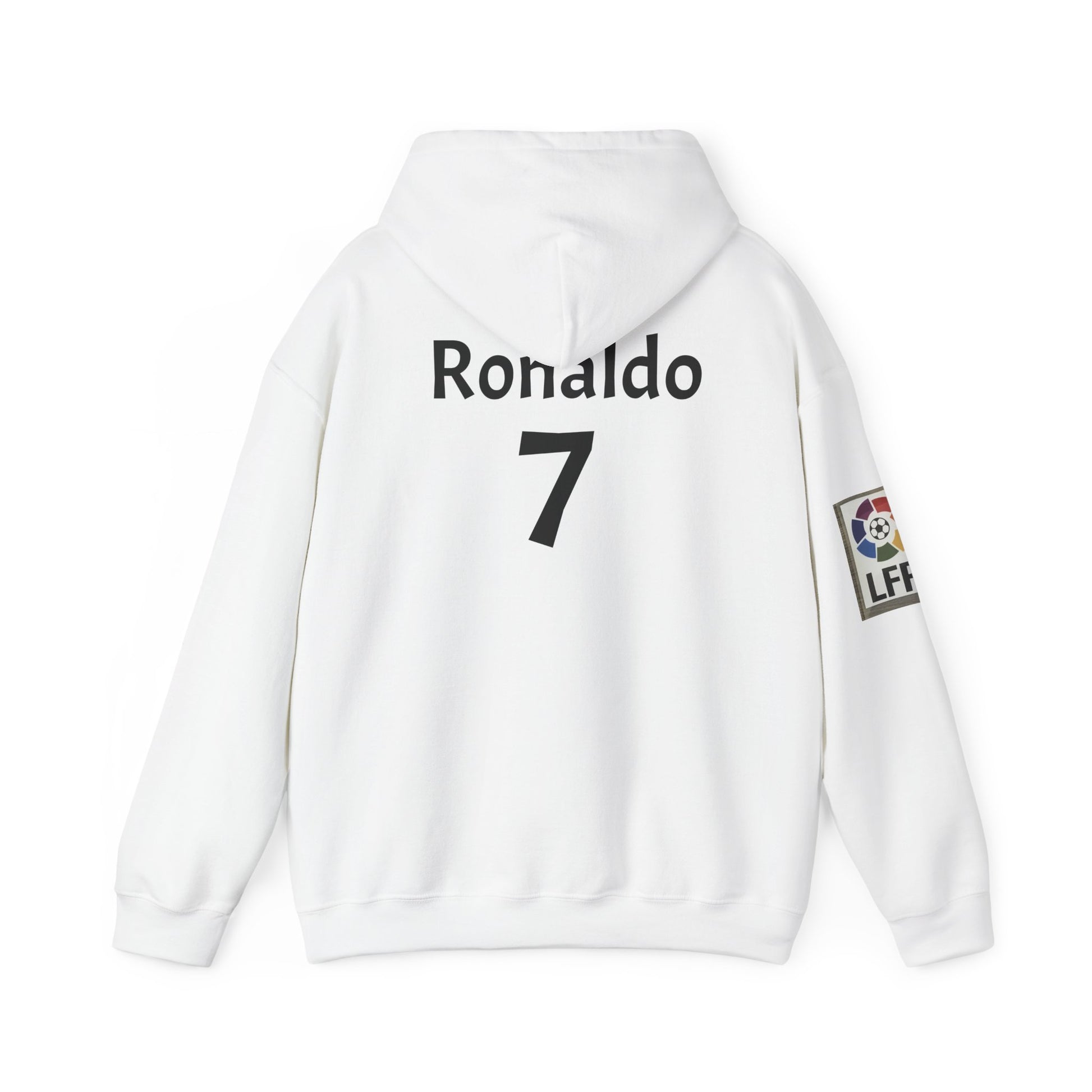 Real Madrid CR7 Fan Hoodie, Unisex Sports Sweatshirt, Cozy Athletic Apparel image 1