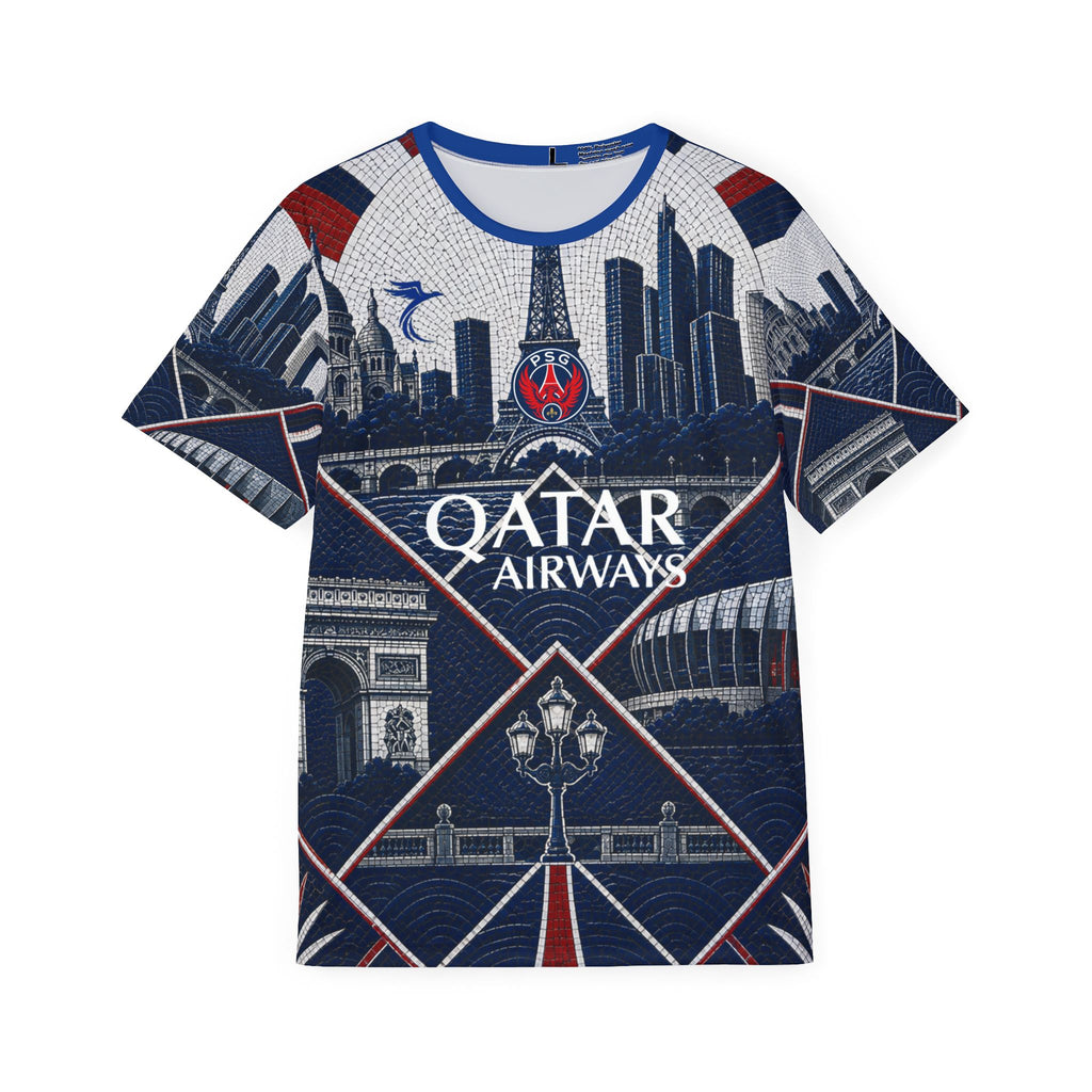 PSG O. Dembélé #10 Men’s Soccer Jersey — Qatar Airways Replica