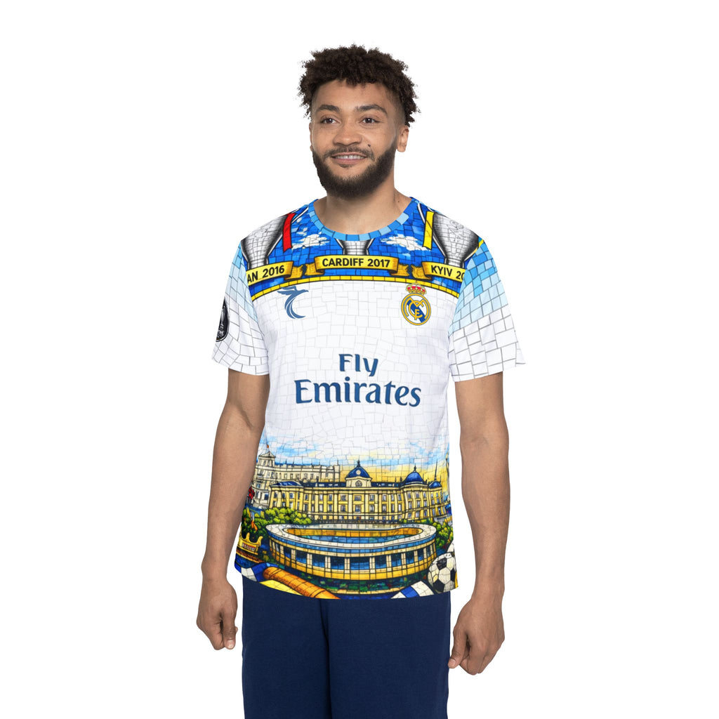 Ronaldo 7 Mosaic Soccer Jersey — Fly Emirates Football Shirt