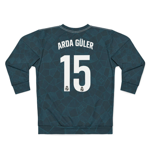 Arda Güler #15 Real Madrid Patterned Sweatshirt