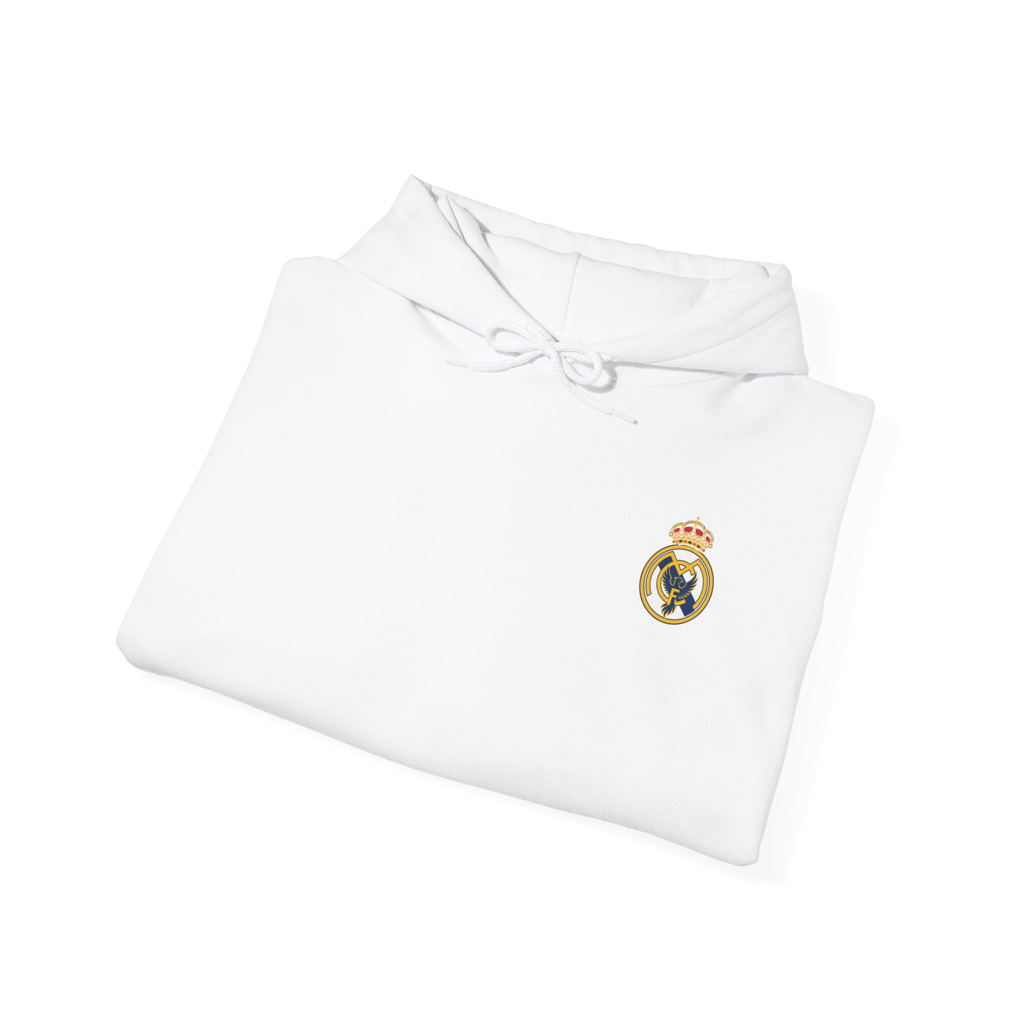 Mbappe Real Madrid Soccer Jersey Hoodie – Number 10 Back Print, Crest Chest Logo