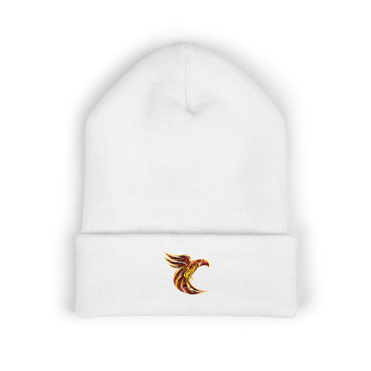 Embroidered Phoenix Liverpool Crest Beanie - Classic Cuffed Knit Hat