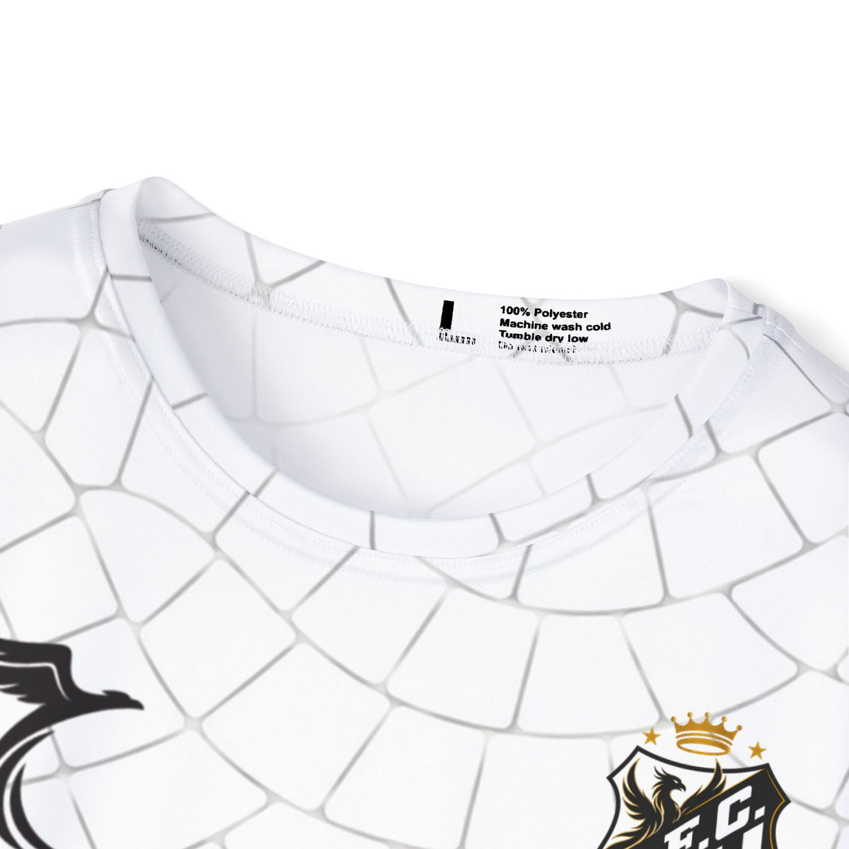 Men’s Sports Jersey — White Mosaic 2011 Santos Neymar Jr Kit