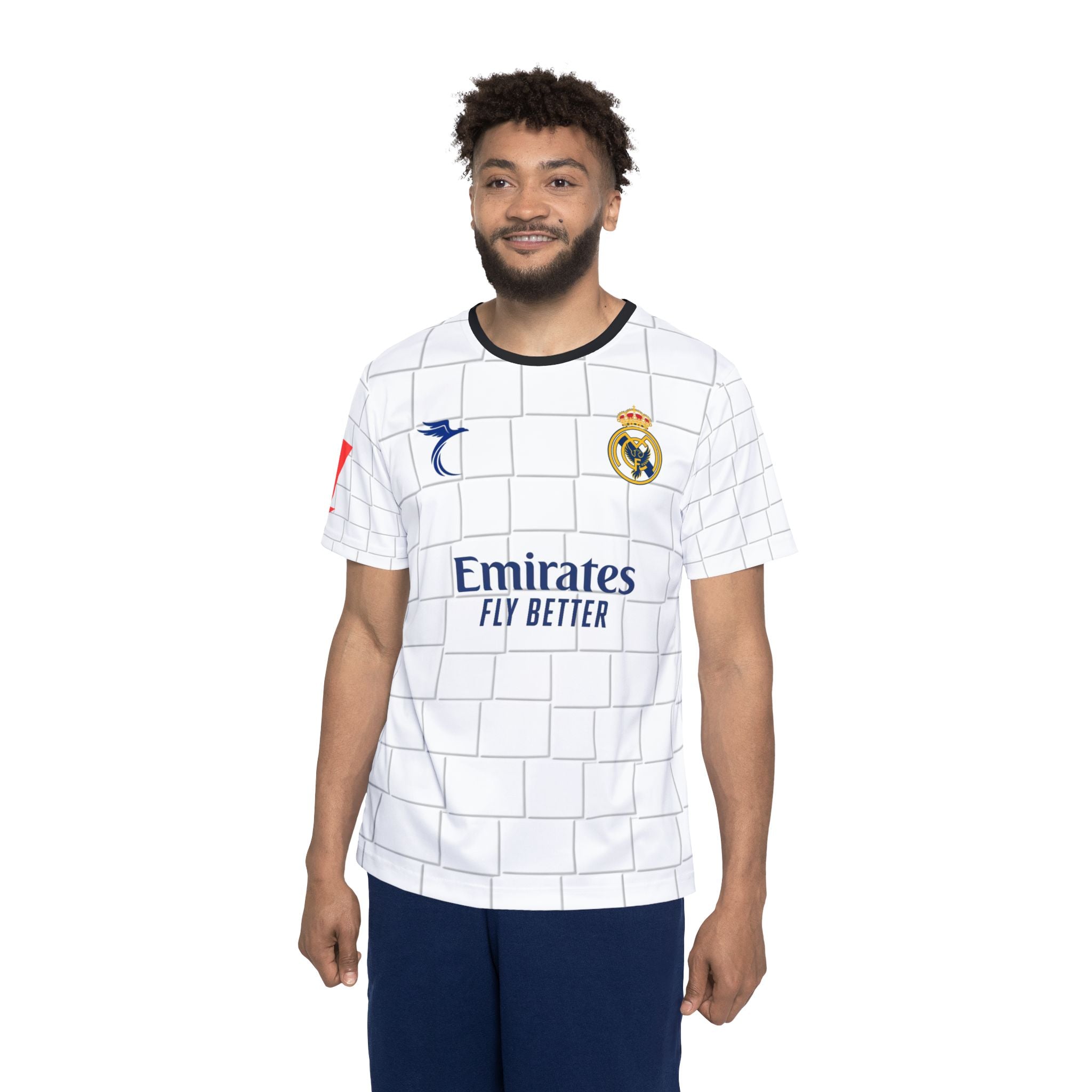 Men's Soccer Jersey — #10 Mbappé Teal Replica Shirt (Emirates Fly Better)