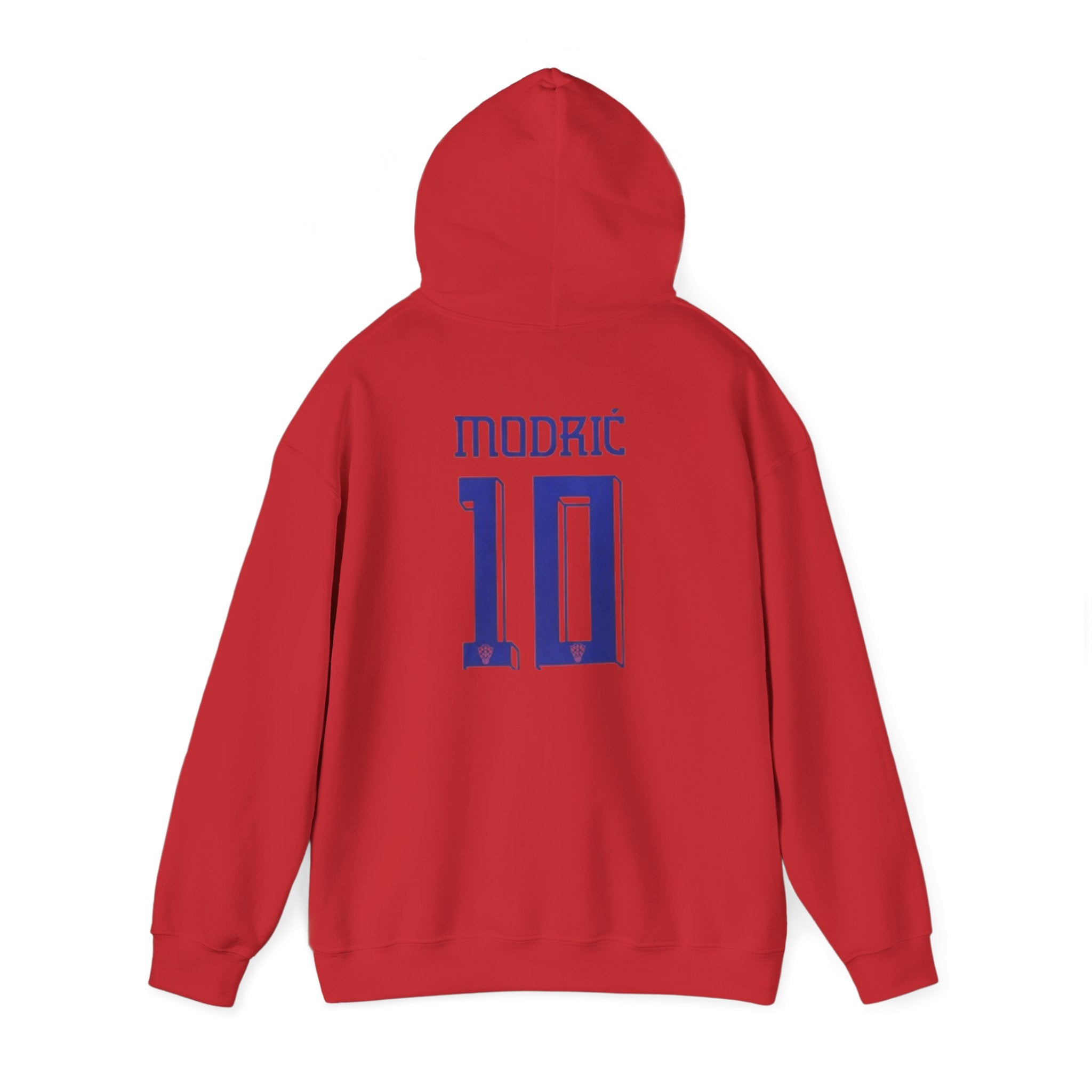 Soccer Jersey Hoodie – Modric ' Number 10 Crest Pullover