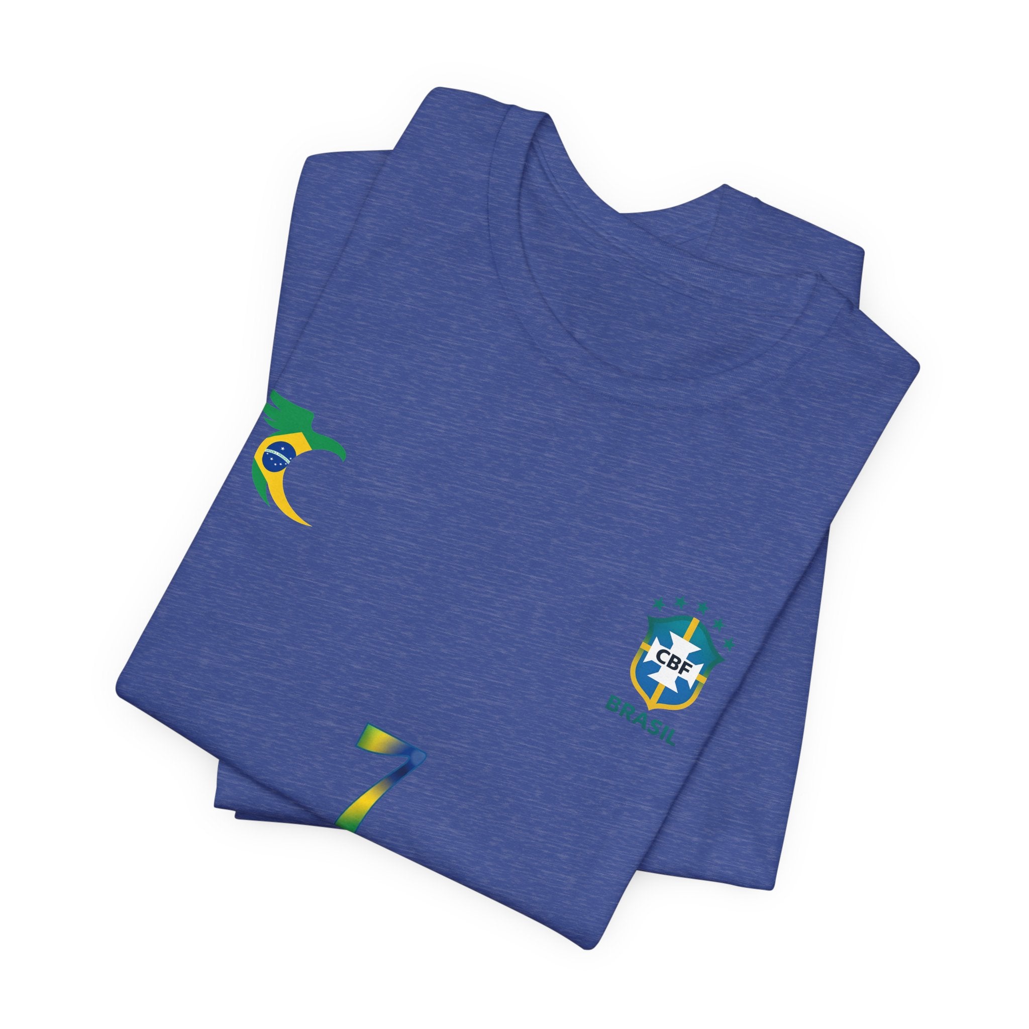 Brazil Soccer Jersey Tee – "VINI JR. 7" Fan Shirt