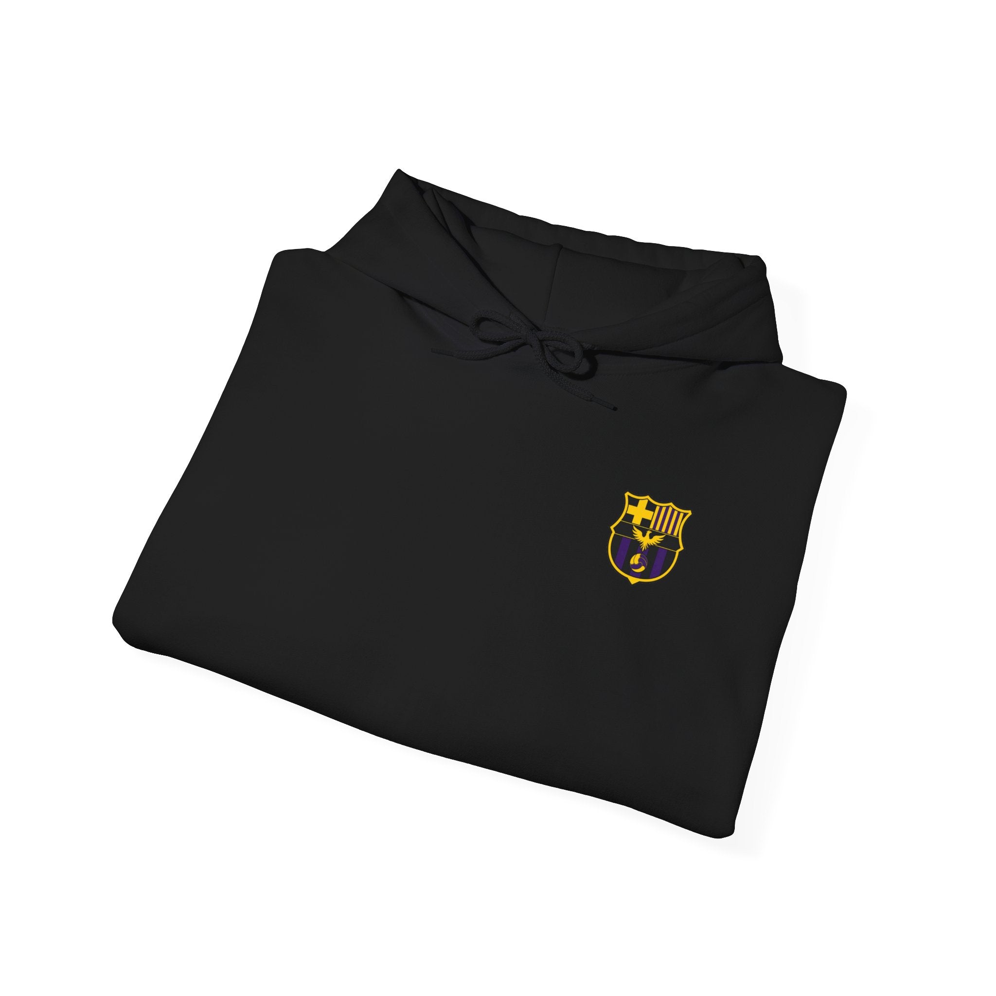 Barcelona Jersey  Hoodie – Custom "10" Back Name (Lamine Jamal) – Black & Gold Fan Pullover