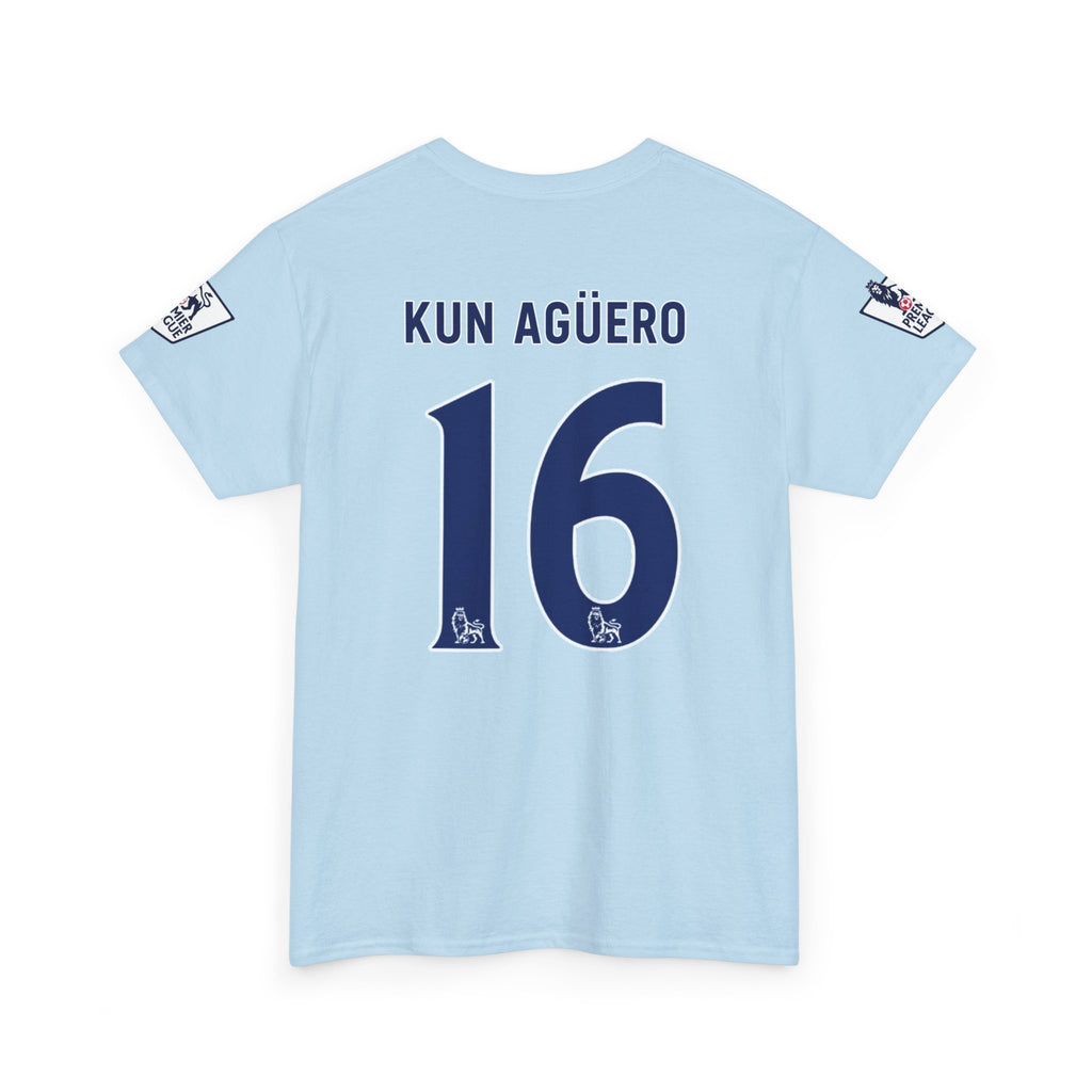 Kun Agüero 16 Manchester City Jersey T‑Shirt