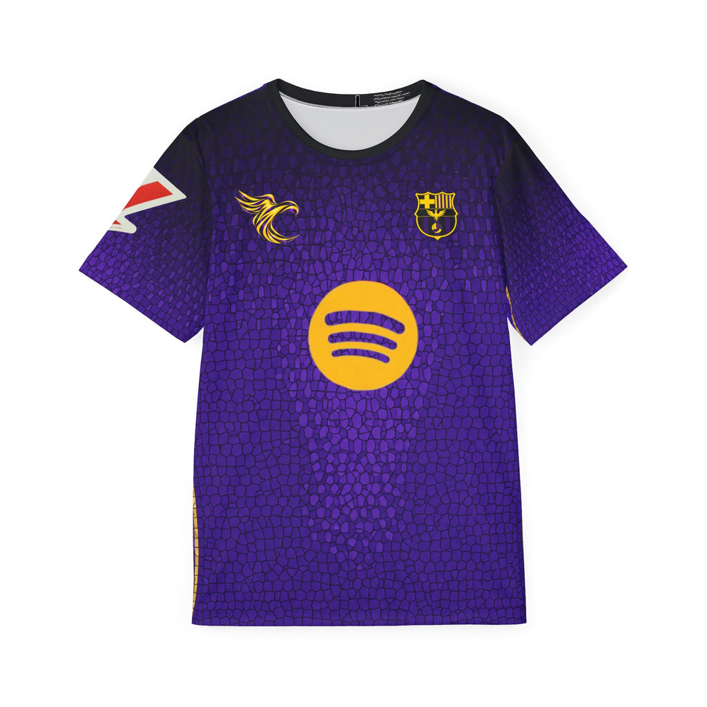 Lamine Yamal #10 Barcelona-Inspired Soccer Jersey | Purple & Gold