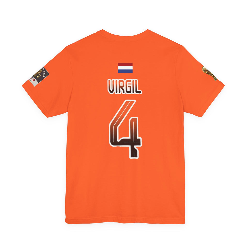 Netherlands Van Dijk Jersey T-Shirt — Heraldic Shield Graphic T‑Shirt