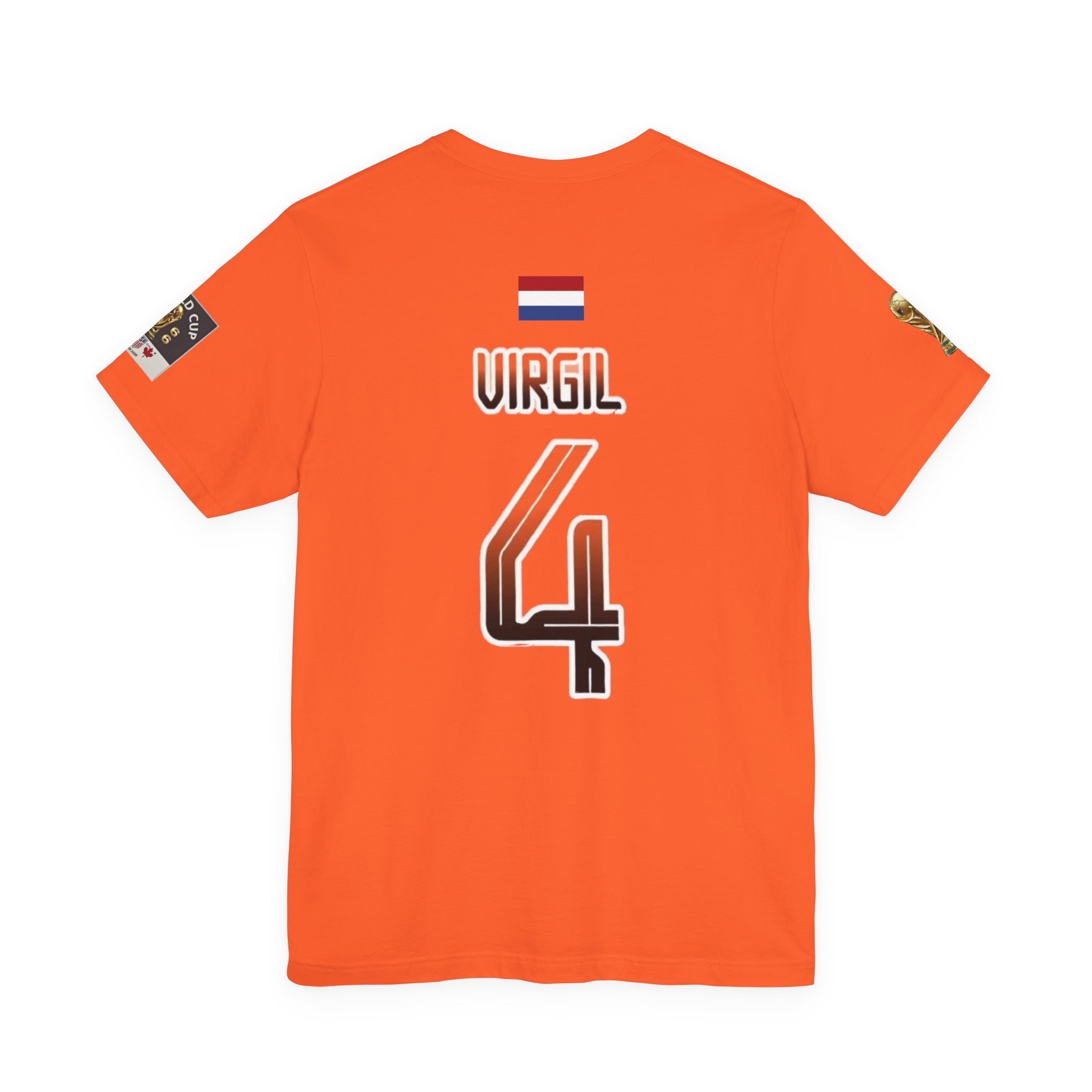 Netherlands Van Dijk Jersey T-Shirt — Heraldic Shield Graphic T‑Shirt