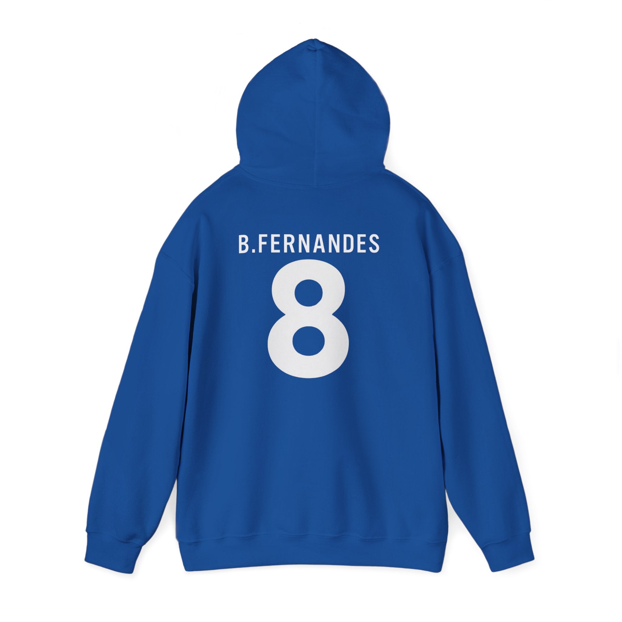 Retro Football Jersey Logo Hoodie | Pullover Sweatshirt with Number 8